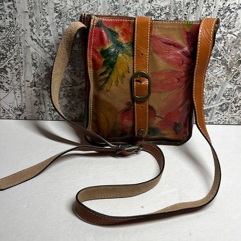 PATRICIA NASH Venezia Pouch Crossbody Spring Multi Floral Crossbody Bag